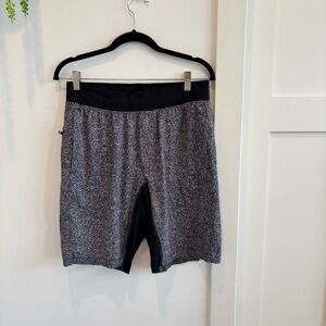Lululemon T.H.E. Short Linerless Pineweave Alpine White Black Size Medium